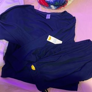 Navy blue pajama set